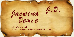 Jasmina Demić vizit kartica